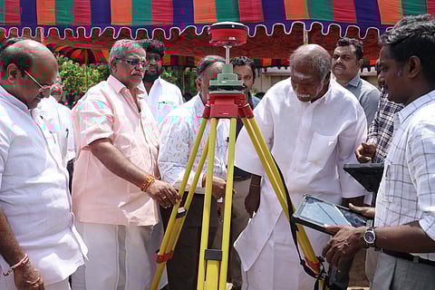 The survey, initiated by the Land Survey and Records Department with support from the Union Ministry of Land Resources, employs advanced scientific tools, satellite imagery and drone technology.