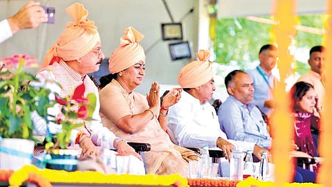 Delhi Chief Minister Rekha Gupta on Wednesday inaugurated a sports centre with a 200-metre athletics track in West Delhi.