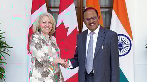 India, Canada to post security liaison officers after talks between NSA Ajit Doval and Canadian advisor Nathalie Drouin.