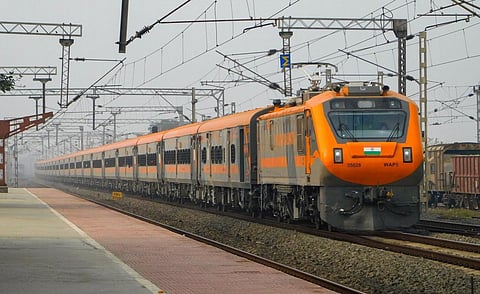 The Amrit Bharat Express presently comprises of 11 General Class coaches, 8 Sleeper Class coaches, 1 Pantry car and 02 Second class cum Luggage cum Guard Van & Disabled Friendly Compartment