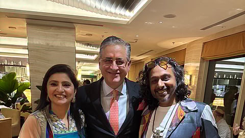 Nidhi & Reuben Kataria with Raghava KK