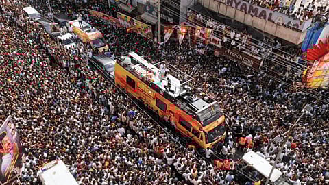 Tamil Nadu CM MK Stalin said 36 people, including 8 children and 16 women, died after being caught in the crowd at the rally.