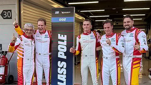 Ajith Kumar along with his team