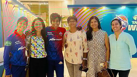 Arundhati Reddy, Ananya Upendran with family and friends.