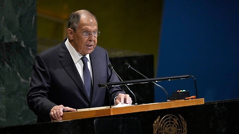 Russia's Minister for Foreign Affairs Sergey Lavrov