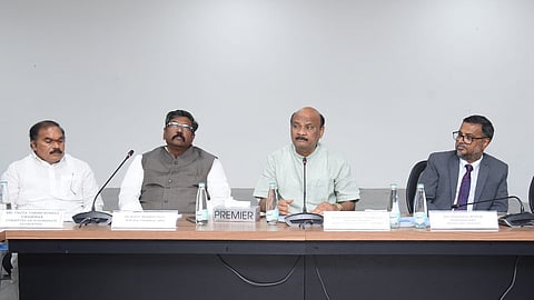 The inaugural meeting of eight joint committees was held on Saturday at the Assembly premises conference hall, presided over by Speaker Chintakayala Ayyanna Patrudu and Legislative Council Chairman Koyye Moshen Raju.