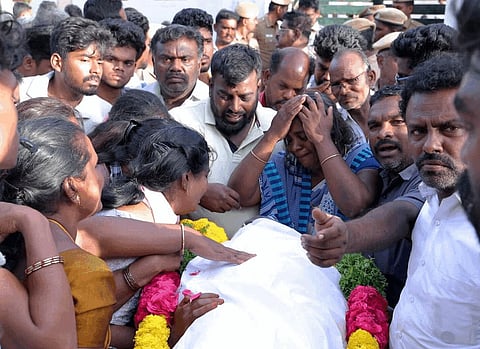 Hospital sources have confirmed that none of the deceased were TVK members. Despite moving the Madras High Court seeking a CBI probe, no senior TVK leader has visited the injured or victims’ families