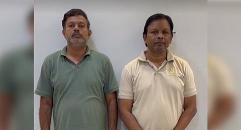 The arrested have been identified as Kamlesh Mahadevrao Ozhe and Avinash Baban Sangle, from Maharashtra’s Kalwar and Narpoli areas.