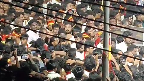 Stampede at TVK rally