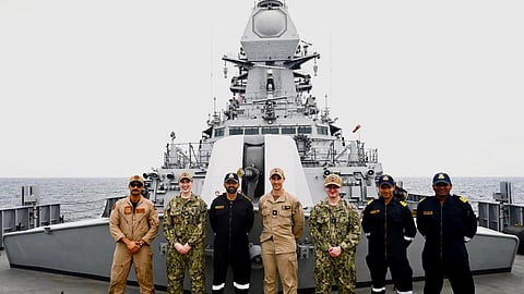 India- US naval excercise.