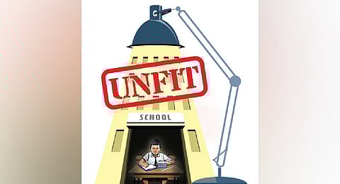 Of the 1,157 schools listed, 875 were government schools and 262 were aided