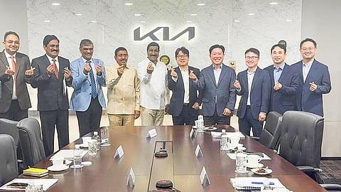 Ministers P Narayana and BC Janardhan Reddy visited Seoul as part of their efforts to attract South Korean investments to the State.