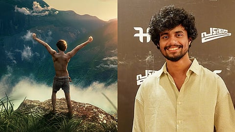 The poster for Eko (L) and Sandeep Pradeep (R)