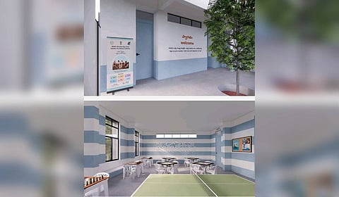 Model day care centre for senior citizens, which will be started in Nalgonda town.