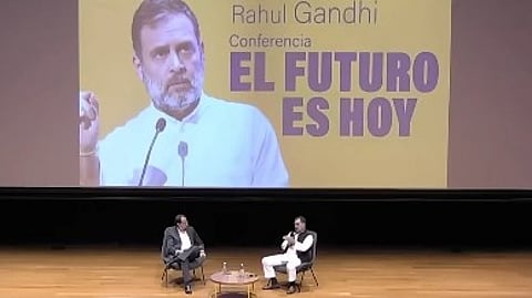 Rahul Gandhi at EIA University of Colombia.