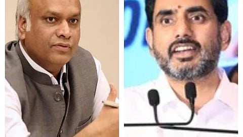 Priyank Kharge, Nara Lokesh