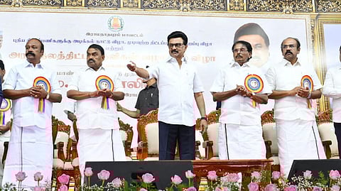 Stalin also came down heavily on the AIADMK, “The AIADMK entered into an alliance with the BJP not on the basis of ideology, but only to protect itself from corruption charges" .