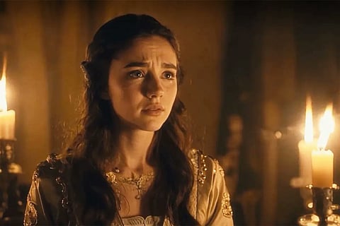 A snip from the series of videos released by Particle6 Productions, the creator of Tilly Norwood, showing the AI-generated actress in action