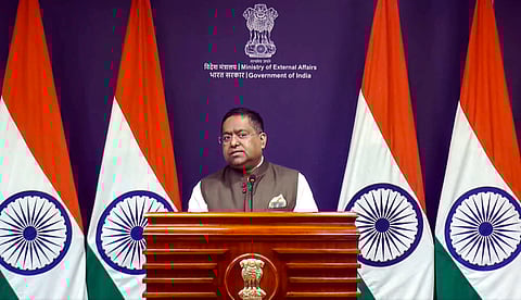 Ministry of External Affairs Spokesperson Randhir Jaiswal said the Government of India considers the provision of energy security a responsibility of paramount importance.