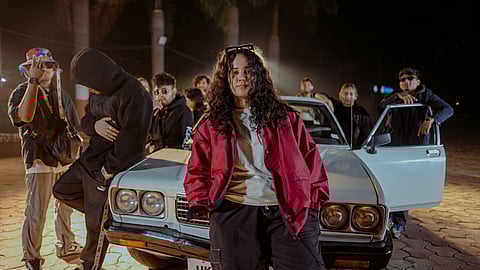 A still from Pho's 2023 music video 'Make A Mess'