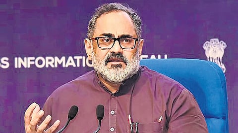 BJP state president Rajeev Chandrasekhar