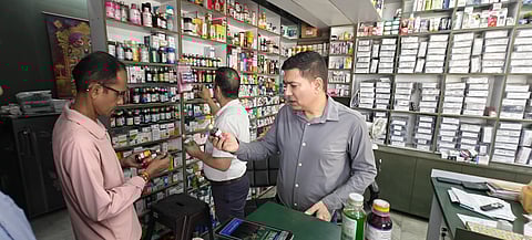 Health officials conducting intensive raids across pharmacies, wholesalers, and hospital dispensaries.