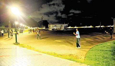 Veli ground in Fort Kochi where the tourism centre is set to be constructed by the tourism department.