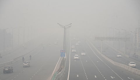 The India Meteorological Department (IMD) reported shallow fog across the city, marking a shift from the very dense fog seen a day earlier.