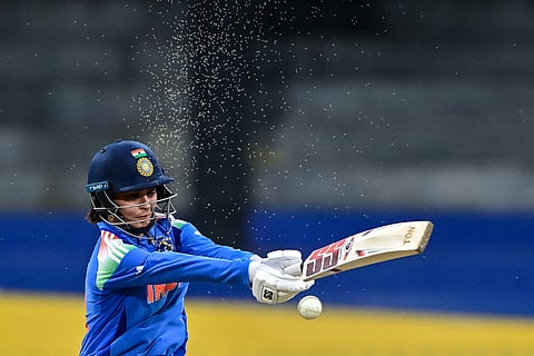 Harleen Deol played 37 dot balls against Pakistan on Sunday