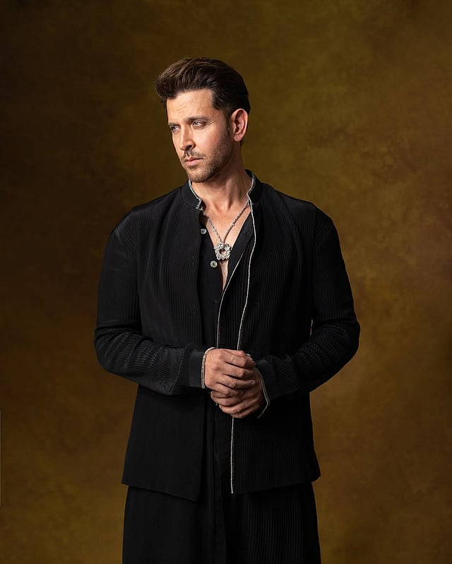 Actor Hrithik Roshan’s pendant piece gives his look a gender-fluid edge