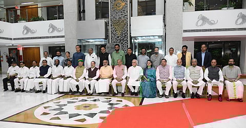 Prominent Rajya Sabha members attended the first meeting held by Chairman CP Radhakrishnan.