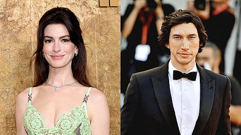 Anne Hathaway and Adam Driver