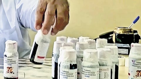 The Tamil Nadu government has banned the sale of Coldrif cough syrup following suspicion about the medicine causing death of children in MP.