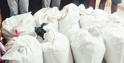 EAGLE team arrested four drug manufacturers and seized Rs 72 crore worth of drugs on Thursday in a residential flat in Jeedimetla on Thursday.
