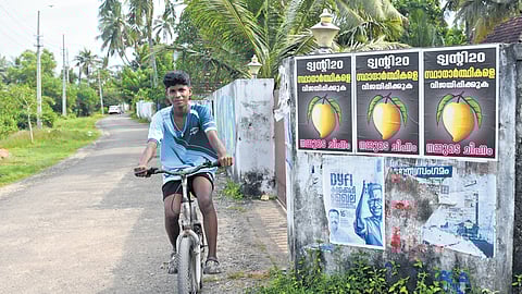 A wall poster in Kadamakudy urging people to vote for the Twenty20 candidates.