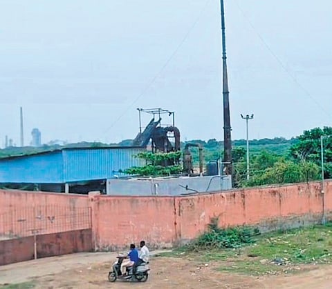 Municipal waste incinerator at Manali