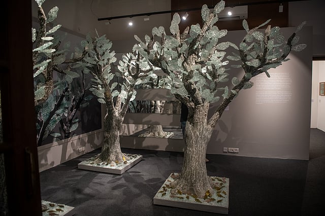 An installation at the exhibition