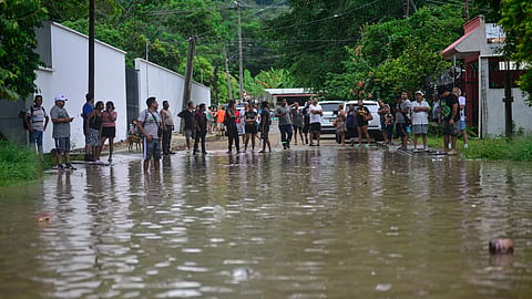 Parts of Veracruz state received some 24.7 inches (62.7 centimeters) of rain from Oct. 6 to 9.
