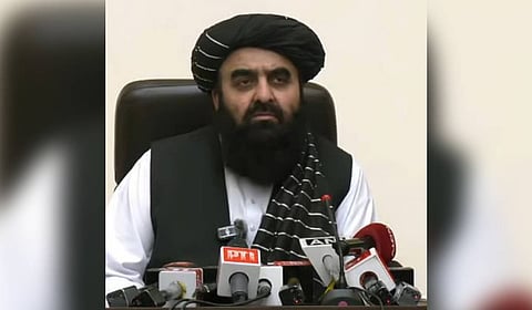 Taliban regime's foreign minister of Afghanistan, Amir Khan Muttaqi.