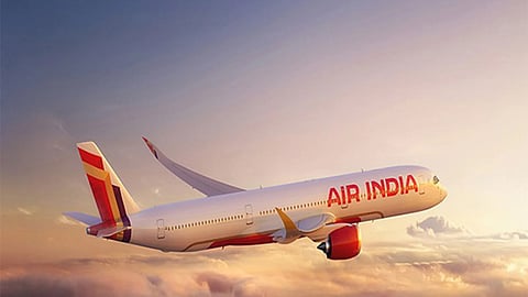 Image of Air India flight used for representative purpose.