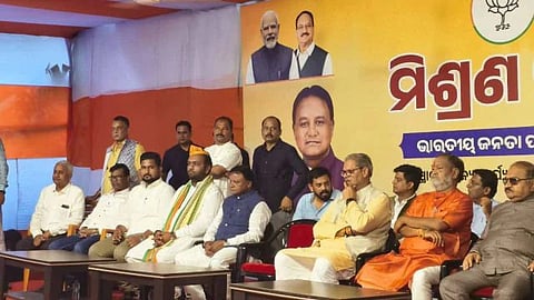 Jay, son of four-time BJD MLA Rajendra Dholakia, whose death necessitated the bypoll, joined the BJP at a function at the state party headquarters in the presence of Chief Minister Mohan Charan Majhi and state BJP president Manmohan Samal.