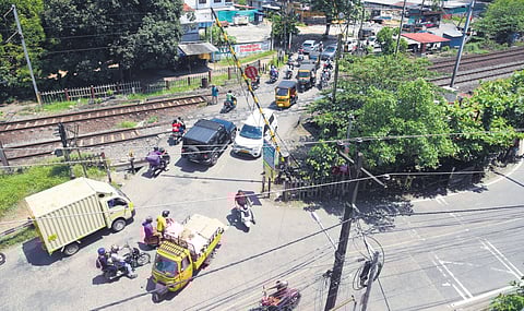 Proposed site of Vaduthala railway overbridge
