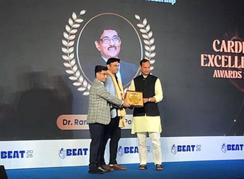 Dr. Pothineni Ramesh Babu Honoured with Lifetime Achievement Award in Regional Cardiology & Healthcare Leadership.