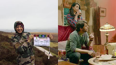 Anshuman Jha (L) and a scene from Lord Curzon Ki Haveli (R)