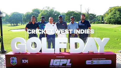 Sir Vivian Richards leads West Indies cricket legends at Golf Day in New Delhi