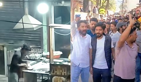 The circulation of the video immediately triggered widespread protests across the town.