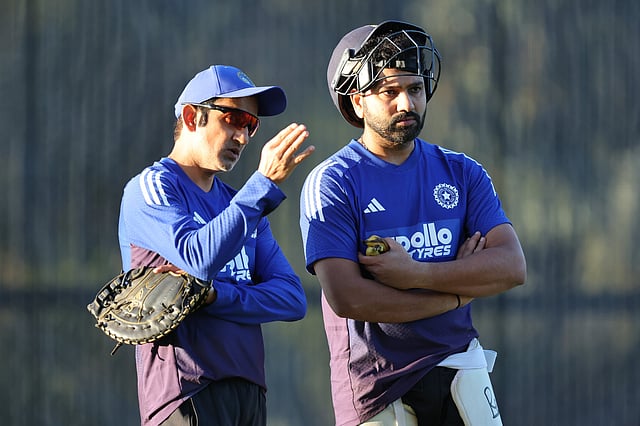 Gambhir and Rohit Sharma