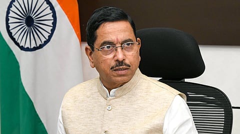 Pralhad Joshi lashed out at Chief Minister Siddarmaiah for pointing fingers at the Union government over the sugarcane growers’ crisis in the state