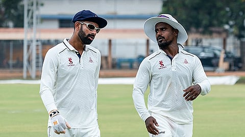 N Jagadeesan (L) and Pradosh Ranjan Paul