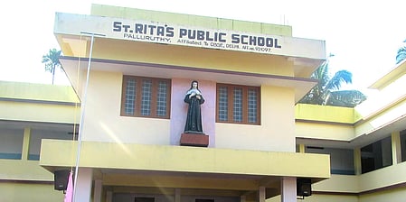 St Rita's Public School in Palluruthy which was at the centre of a controversy after a student was denied to wear hijab.